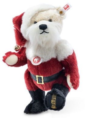 Steiff Santa Musical Christmas Teddy Bear