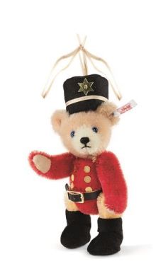 Steiff Teddy bear nutcracker ornament